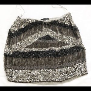 ZARA SEQUIN MINI SKIRT (BRAND NEW)